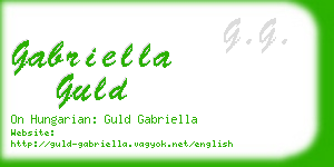 gabriella guld business card